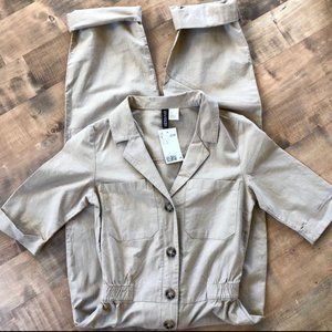 H&M Jumpsuit Utility Style